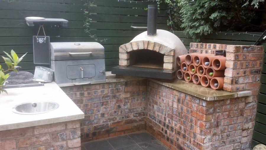 outdoor diy pizza oven