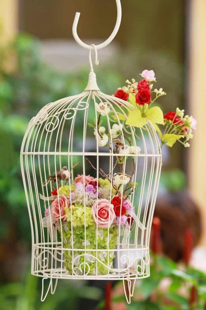 birdcage hanging basket