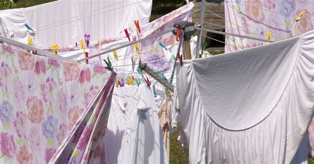 rotary washing line