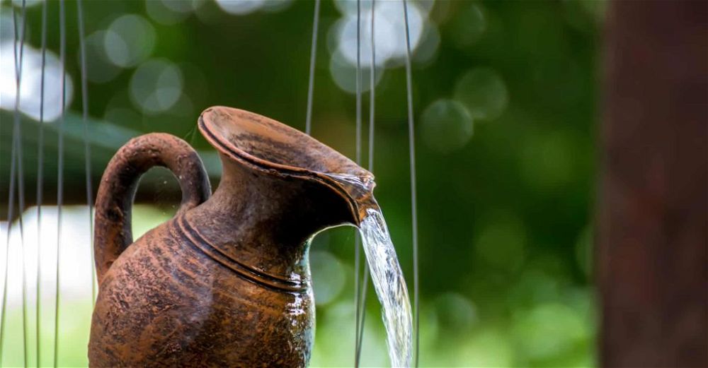 self contained water feature